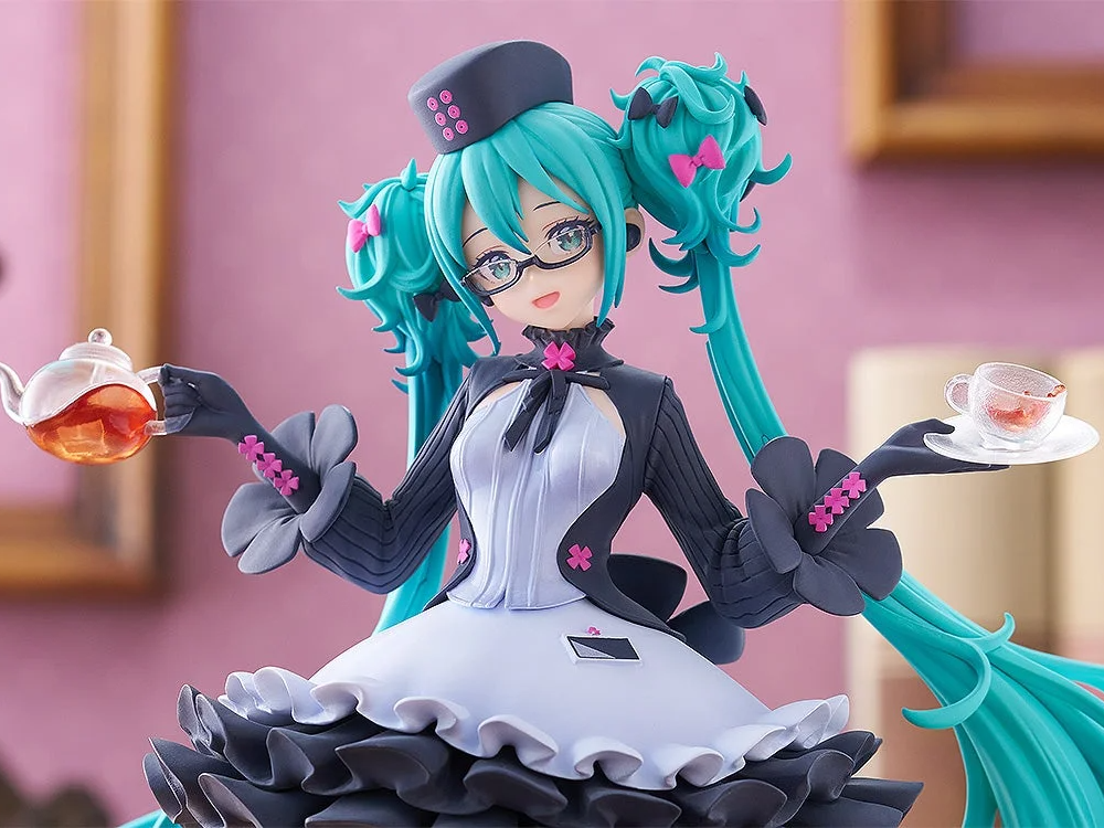 Figurine Hatsune Miku Ver. Glasses x Café de Vocaloid par Good Smile Company